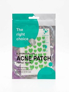 Adesivo De Acne - Coração Verde