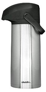 Garrafa Térmica Inox 1L Pressão - Medlimp Distribuidora