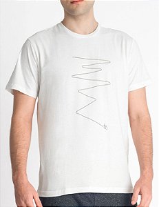 T-Shirt Masc. Branca Escalada