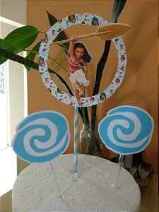 MOANA CIRCULAR 002 TOPO DE BOLO (PAPEL FOTOGRÁFICO)