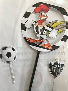 Topo Topper de Bolo Corinthians Pronto Para Usar - W.A Vendas Online