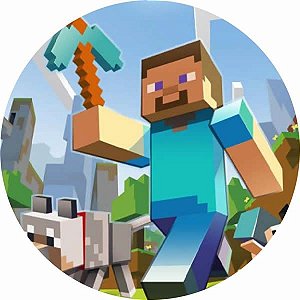 bolo retangular com papel de arroz  Bolo minecraft, Festa de aniversário  minecraft, Decorações de festa minecraft