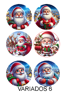 BENTO CAKE NATAL 6 UNIDADES (PAPEL ARROZ)