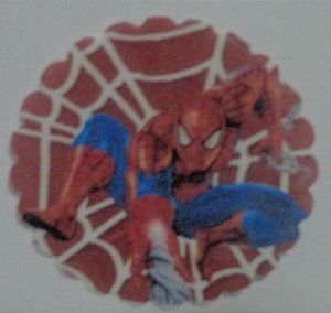 HOMEM ARANHA 001 MEDALHAO 5 CM - 15 UNIDADES CORTADO