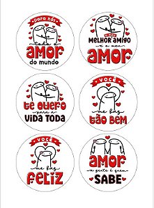 Topper de bolo Florks / Topo de bolo bento cakes / Bonequinhos / Memes