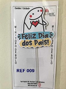 MEME FLORK DIA DOS NAMORADOS MINI TOPO DE BOLO (UNIDADE) - PAPEL ARROZ  ESPECIAL