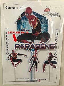 Homem Aranha Spider Man M05 - Papel De Arroz Para Bolo