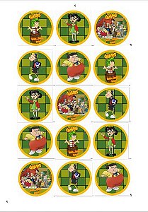 CHAVES TURMA 002 5 CM - 15 UNIDADES CORTADO