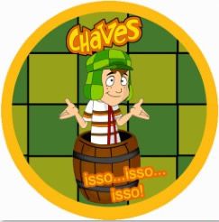 MEDALHÃO CORTADO CHAVES PERSONAGENS VARIADOS 002 (30 UNIDADES)