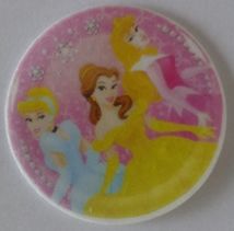 MEDALHÃO CORTADO PRINCESAS 001 (30 UNIDADES)