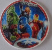 MEDALHÃO CORTADO VINGADORES 001 (30 UNIDADES)