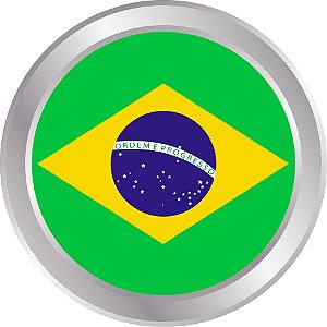 Bandeira Brasil Papel De Arroz Para Bolo Aniversário