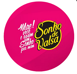 DIA DAS MÃES SONHO DE VALSA (FORMATO REDONDO) PAPEL ARROZ