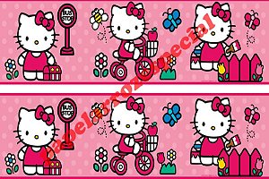 HELLO KITTY FAIXA LATERAL 001 9 CM