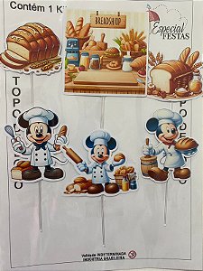 MICKEY PADEIRO TOPO DE BOLO (PAPEL FOTOGRÁFICO)
