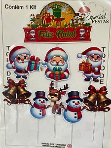 NATAL 241 TOPO DE BOLO (PAPEL FOTOGRÁFICO)