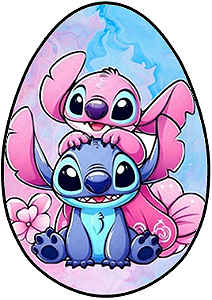 OVO COLHER ANGEL & STITCH 002