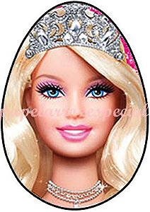 Bolo Barbie, Bolo branco com papel de arroz plotado., bicalcantara