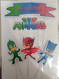 PJ MASKS 001 TOPO DE BOLO (PAPEL FOTOGRÁFICO)