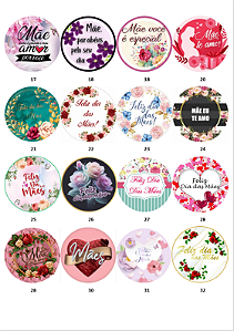 DIA DAS MÃES REDONDO - BENTÔ CAKE, BOLO, PÃO DE MEL (ENVIAR AS REFERENCIAS NAS OBSERVAÇÕES FINAIS)