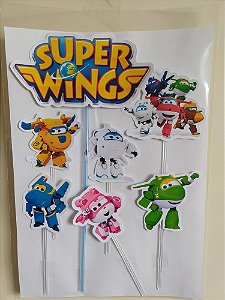 SUPER WINGS 001 TOPO DE BOLO (PAPEL FOTOGRÁFICO)