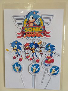 SONIC 001 TOPO DE BOLO (PAPEL FOTOGRÁFICO)