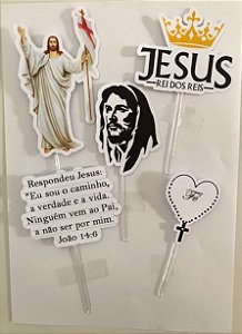 JESUS 001 TOPO DE BOLO (PAPEL FOTOGRÁFICO)