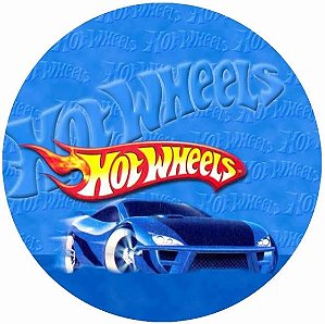 HOTWHEELS TOPO DE BOLO (DETALHE EM 3D) - PAPEL ARROZ ESPECIAL