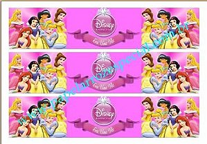 Princesas Disney M03 - Papel De Arroz Para Bolo Comestível