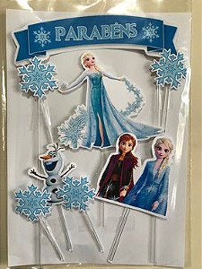 FROZEN PRINCESA ELSA PAPEL PREMIUM (3D) 20 CM - PAPEL ARROZ ESPECIAL