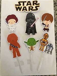 STAR WARS CUTE TOPO DE BOLO (PAPEL FOTOGRÁFICO)