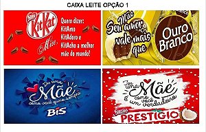 DIA DAS MÃES PARA CAIXA LEITE (PAPEL ARROZ)