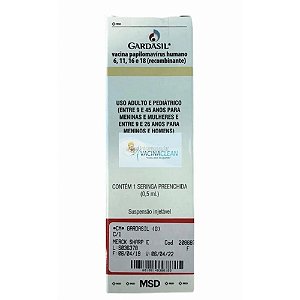 Gardasil MSD HPV nonavalente
