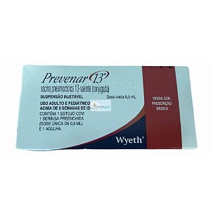Pneumococos 13 Prevenar Wyeth