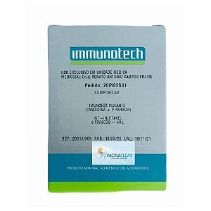 Vacina Candida  1 kit com 3 frascos com 8 Doses Immunotech Preço por Frasco