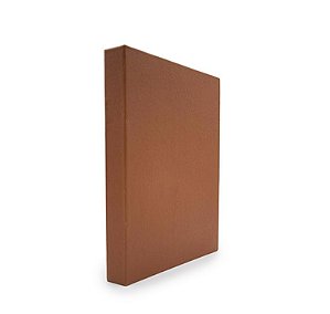 CAIXA LIVRO DECORATIVA BOOK BOX PU CARAMELO - 30X23X3CM