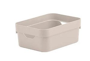 CAIXA ORGANIZADORA CUBE MINI BEGE