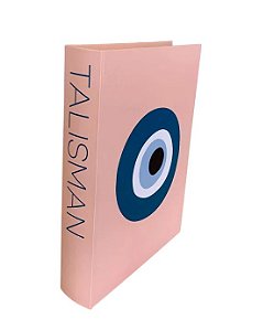 CAIXA LIVRO DECORATIVA BOOK BOX TALISMAN 32X22,5X5,5CM