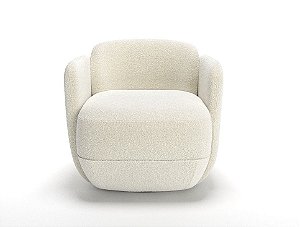 POLTRONA GIRATÓRIA VESTITA