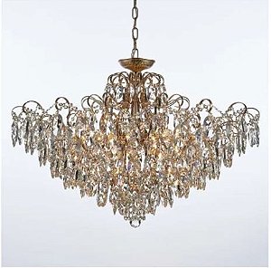 LUSTRE MODERNO GOLD + CLEAR