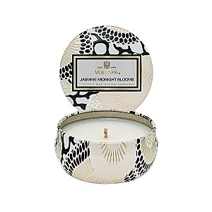 MINI VELA VOLUSPA LATA JASMINE MIDNIGHT BLOOMS - 25H
