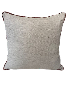 ALMOFADA LINHO CRU LISA 52X52 LINHO TERRACOTA