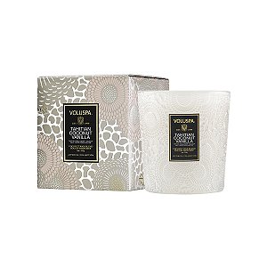 VELA VOLUSPA COPO DE VIDRO CLASSICO TAHITIAN COCONUT VANILLA - 60H