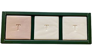 KIT PRESENTE 3 SABONETES TRUSSARDI 100G | LA LUCE, ORIGINALE E CALABRIA