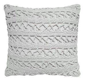 ALMOFADA CROCHE MANUAL 52X52 CRU