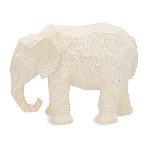 ESCULTURA DECORATIVA ELEFANTE EM POLIRESINA