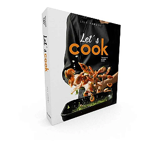 CAIXA LIVRO DECORATIVA BOOK BOX LET' COOK 30x24x4CM