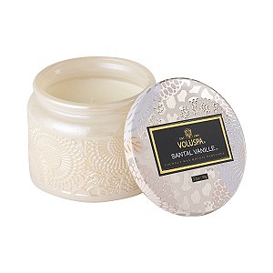 VELA VOLUSPA POTE DE VIDRO P SANTAL VANILLE - 25H