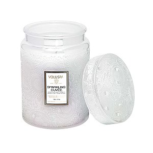 VELA VOLUSPA POTE DE VIDRO G RELEVO SPARKLING CUVÉE - 100H