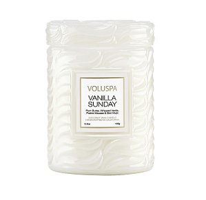 MINI VELA VOLUSPA POTE DE VIDRO VANILLA SUNDAY - 50H